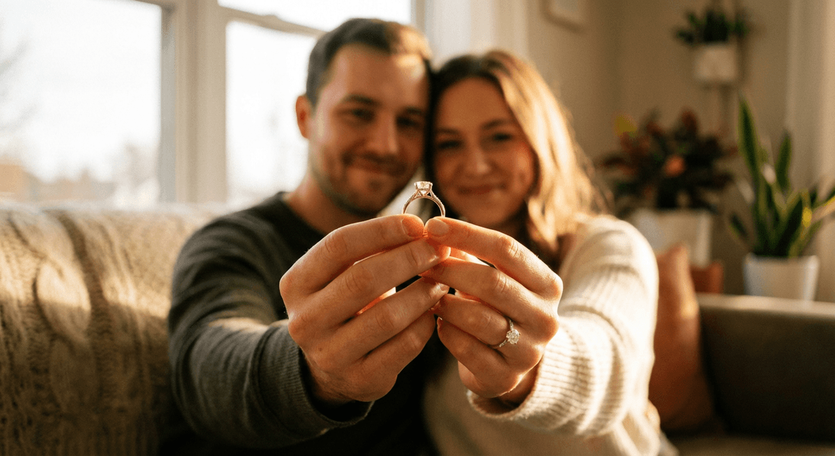 AI Engagement Photo - Professional AI couple photo package | Couple AI