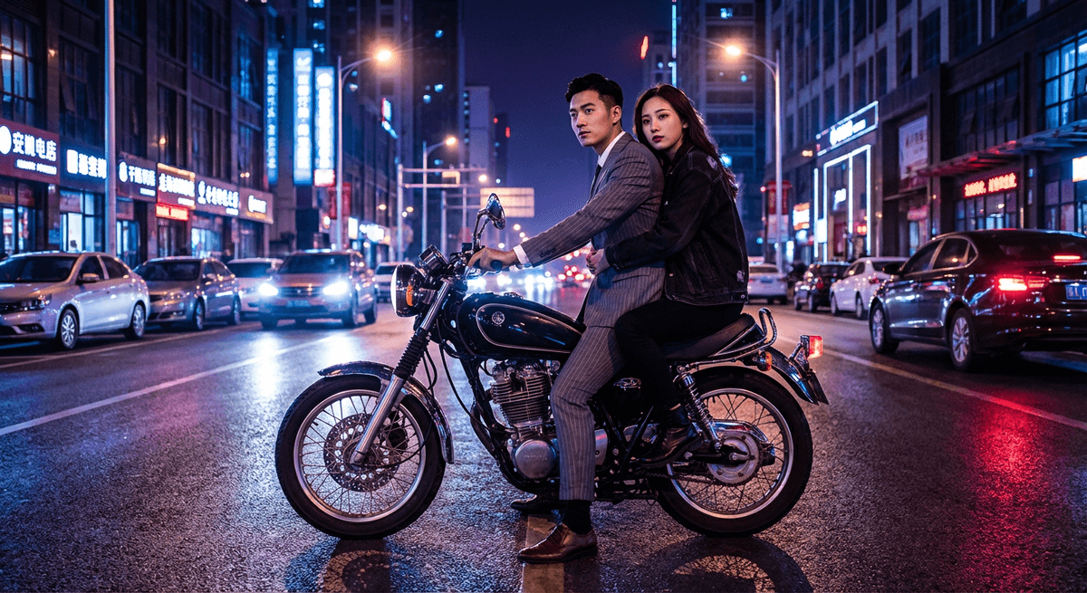 AI Cyberpunk Photo - Professional AI couple photo package | Couple AI